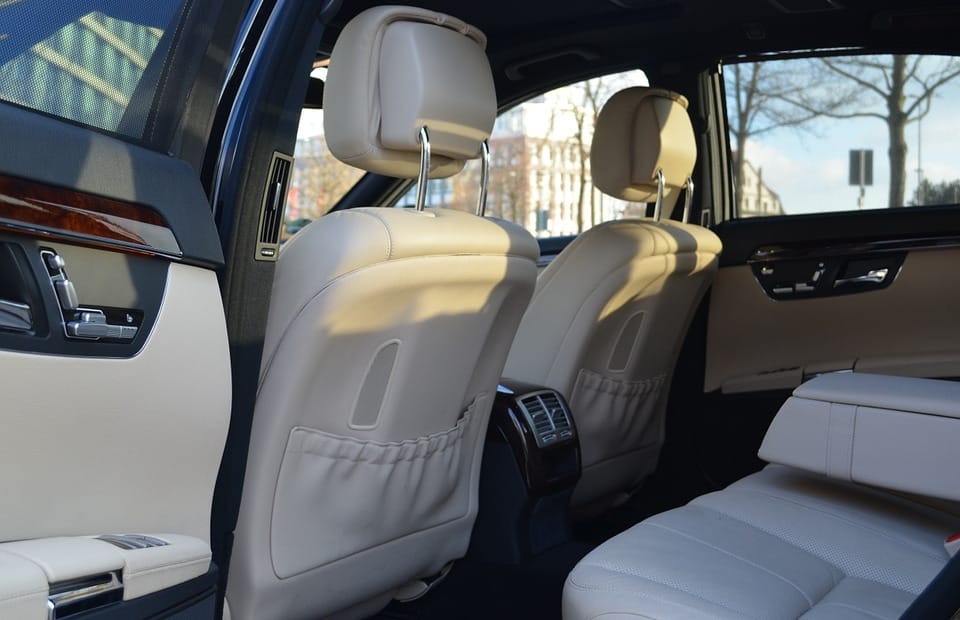 inside a limo